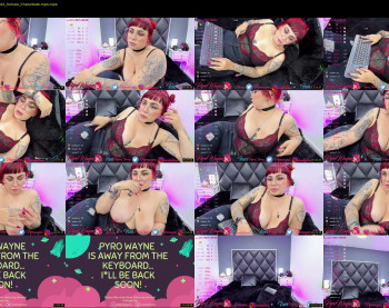 pyrowayne — 75 minute Chaturbate female cam capture, 1080p, Jul 18, 2021