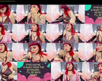 pyrowayne — 74 minute Chaturbate female cam capture, 1080p, Jul 22, 2021