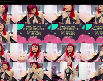 pyrowayne — 74 minute Chaturbate female cam capture, 1080p, Jul 23, 2021