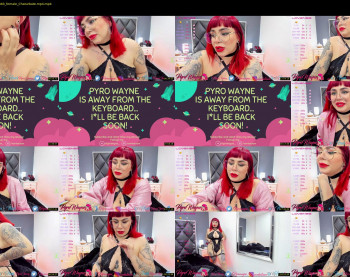 pyrowayne — 74 minute Chaturbate female cam capture, 1080p, Jul 23, 2021