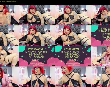 pyrowayne — 74 minute Chaturbate female cam capture, 1080p, Jul 23, 2021