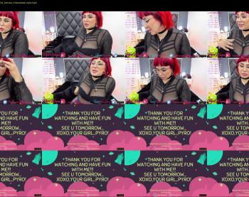 pyrowayne — 15 minute Chaturbate female cam capture, 1080p, Jul 23, 2021