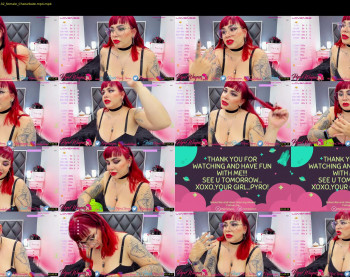 pyrowayne — 60 minute Chaturbate female cam capture, 1080p, Jul 28, 2021