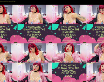 pyrowayne — 75 minute Chaturbate female cam capture, 1080p, Jul 29, 2021