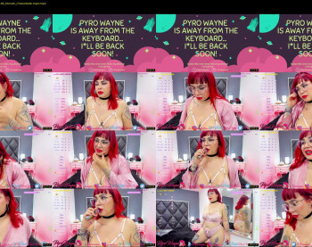 pyrowayne — 75 minute Chaturbate female cam capture, 1080p, Jul 29, 2021