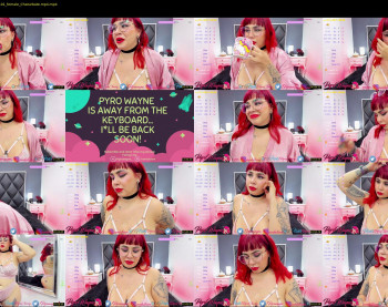 pyrowayne — 39 minute Chaturbate female cam capture, 1080p, Jul 29, 2021