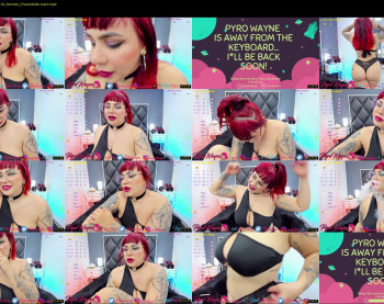 pyrowayne — 64 minute Chaturbate female cam capture, 1080p, Jul 31, 2021