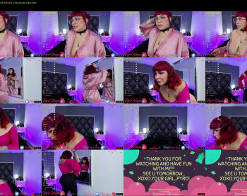 pyrowayne — 35 minute Chaturbate female cam capture, 1080p, Aug 1, 2021
