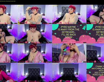 pyrowayne — 67 minute Chaturbate female cam capture, 1080p, Aug 1, 2021