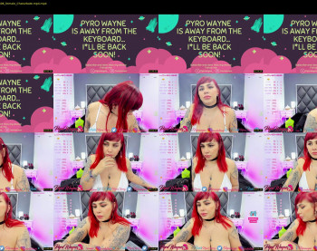 pyrowayne — 15 minute Chaturbate female cam capture, 1080p, Aug 7, 2021
