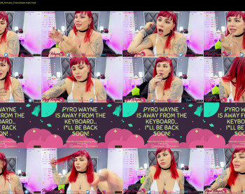 pyrowayne — 37 minute Chaturbate female cam capture, 1080p, Aug 7, 2021