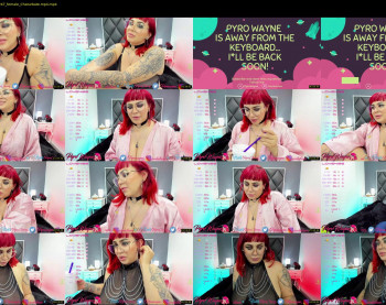 pyrowayne — 40 minute Chaturbate female cam capture, 1080p, Aug 15, 2021