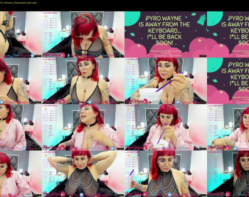 pyrowayne — 63 minute Chaturbate female cam capture, 1080p, Aug 15, 2021