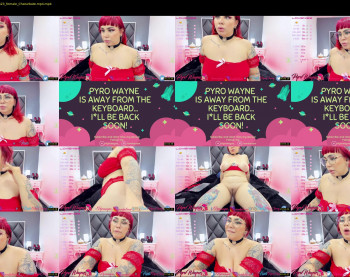 pyrowayne — 46 minute Chaturbate female cam capture, 1080p, Aug 15, 2021