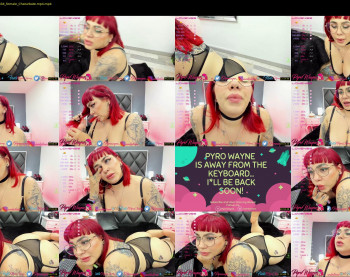 pyrowayne — 71 minute Chaturbate female cam capture, 1080p, Aug 17, 2021