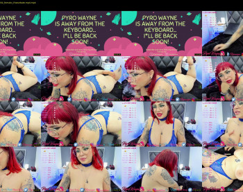 pyrowayne — 78 minute Chaturbate female cam capture, 1080p, Aug 19, 2021