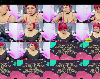 pyrowayne — 20 minute Chaturbate female cam capture, 1080p, Aug 20, 2021