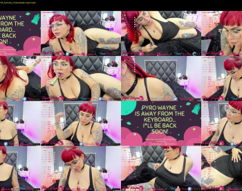 pyrowayne — 76 minute Chaturbate female cam capture, 1080p, Aug 22, 2021