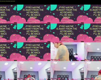 pyrowayne — 15 minute Chaturbate female cam capture, 1080p, Aug 22, 2021