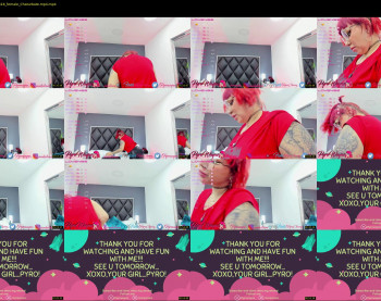 pyrowayne — 10 minute Chaturbate female cam capture, 1080p, Aug 28, 2021