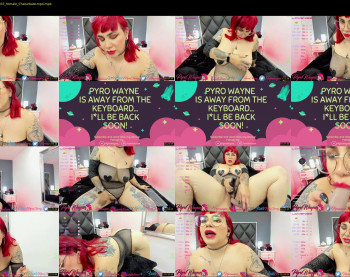 pyrowayne — 75 minute Chaturbate female cam capture, 1080p, Aug 29, 2021