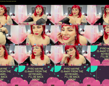 pyrowayne — 50 minute Chaturbate female cam capture, 1080p, Aug 29, 2021