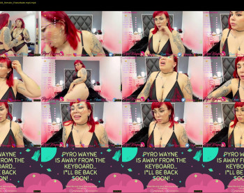 pyrowayne — 77 minute Chaturbate female cam capture, 1080p, Aug 29, 2021