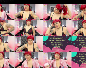 pyrowayne — 77 minute Chaturbate female cam capture, 1080p, Aug 29, 2021