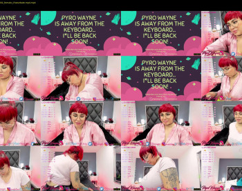pyrowayne — 60 minute Chaturbate female cam capture, 1080p, Aug 29, 2021