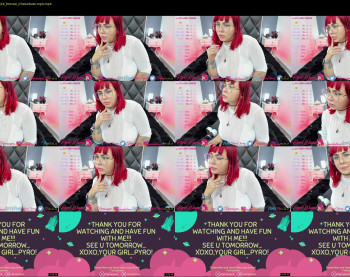 pyrowayne — 17 minute Chaturbate female cam capture, 1080p, Sep 3, 2021