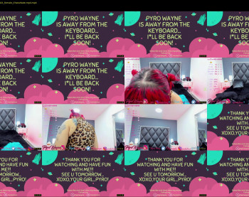 pyrowayne — 13 minute Chaturbate female cam capture, 1080p, Sep 5, 2021