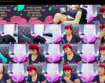 pyrowayne — 25 minute Chaturbate female cam capture, 1080p, Sep 7, 2021