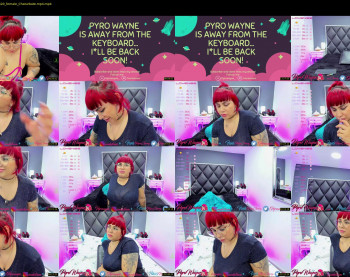 pyrowayne — 76 minute Chaturbate female cam capture, 1080p, Sep 7, 2021