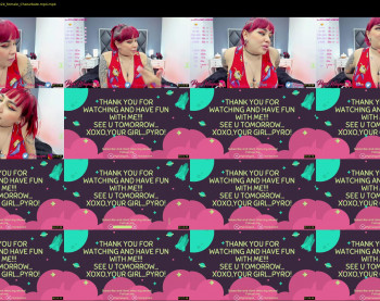 pyrowayne — 10 minute Chaturbate female cam capture, 1080p, Sep 9, 2021