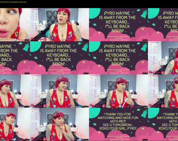 pyrowayne — 46 minute Chaturbate female cam capture, 1080p, Sep 9, 2021
