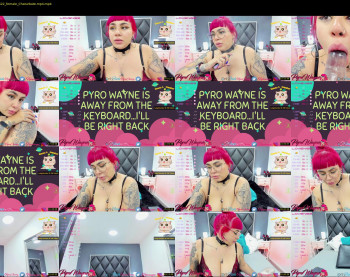 pyrowayne — 60 minute Chaturbate female cam capture, 1080p, Sep 21, 2021