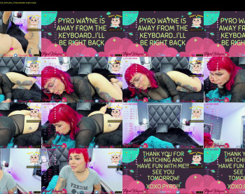 pyrowayne — 43 minute Chaturbate female cam capture, 1080p, Sep 23, 2021