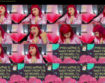 pyrowayne — 4 minute Chaturbate female cam capture, 1080p, Sep 24, 2021