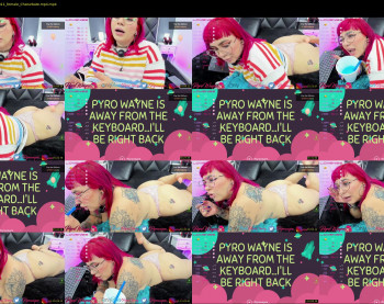 pyrowayne — 86 minute Chaturbate female cam capture, 1080p, Sep 25, 2021