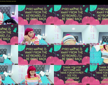 pyrowayne — 40 minute Chaturbate female cam capture, 1080p, Sep 25, 2021