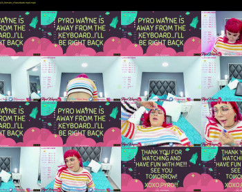 pyrowayne — 35 minute Chaturbate female cam capture, 1080p, Sep 25, 2021