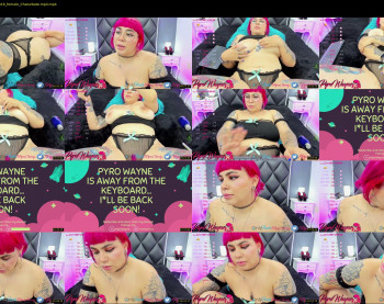 pyrowayne — 81 minute Chaturbate female cam capture, 1080p, Sep 28, 2021