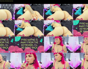 pyrowayne — 82 minute Chaturbate female cam capture, 1080p, Oct 1, 2021