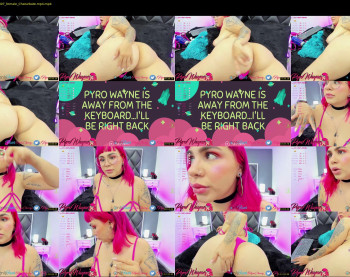 pyrowayne — 82 minute Chaturbate female cam capture, 1080p, Oct 1, 2021