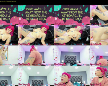 pyrowayne — 75 minute Chaturbate female cam capture, 1080p, Oct 5, 2021