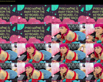 pyrowayne — 9 minute Chaturbate female cam capture, 1080p, Oct 9, 2021