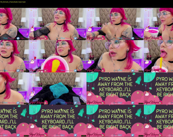 pyrowayne — 24 minute Chaturbate female cam capture, 1080p, Oct 10, 2021