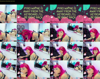 pyrowayne — 3 minute Chaturbate female cam capture, 1080p, Oct 11, 2021