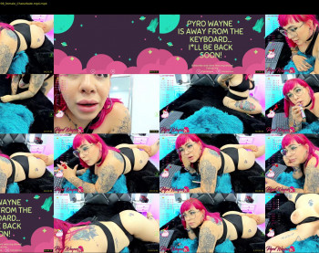 pyrowayne — 77 minute Chaturbate female cam capture, 1080p, Oct 12, 2021