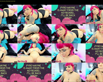 pyrowayne — 77 minute Chaturbate female cam capture, 1080p, Oct 12, 2021